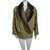 Emanuel Ungaro Blouson Coton Laine Marron Beige  ref.78771