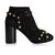 Balenciaga Studded boots Black Golden Leather  ref.78846