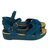 Louis Vuitton sandals Green Deerskin  ref.78958