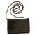 Wallet On Chain Chanel WOC Black Leather  ref.79092