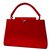 Capucines Louis Vuitton Handbags Red Leather  ref.79112