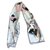 Christian Dior sciarpe Bianco Seta  ref.79159