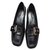 Louis Vuitton Tacones Negro Charol  ref.79186