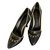 Louis Vuitton Heels Black Leather  ref.79187