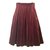 Maje Velvet Skirt Dark red  ref.79209