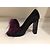 Fendi Fuchsia Violette Absatzschuhe aus Kalbshaar Lila - Ansicht 3