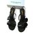 Yves Saint Laurent sandals Black Leather  ref.79604