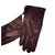 Sandro Gloves Dark red Leather  ref.79736