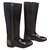 Chanel Black patent leather riding boots  ref.79756