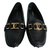 Louis Vuitton Flats Black Leather  ref.79858