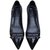 Louis Vuitton Zapatillas de ballet Negro Charol  ref.79874