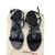 Salvatore Ferragamo Sandals Black Blue Grey  ref.80150