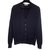 Céline Cardigan in Wool and Silk, colour Navy Navy blue  ref.80271