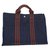 Hermès Toto Brown Blue Cloth  ref.80328