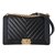 Boy Chanel Handbags Black Leather  ref.80363
