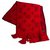 Louis Vuitton logomania sciarpa di lana di seta Rosso  ref.80462