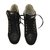 Geox scarpe da ginnastica Nero Pelle  ref.80478