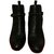 Hermès Ankle boots Black Leather  ref.80490