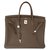 Hermès Birkin 40 etoupe Beige Leather  ref.80545