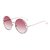 Fendi ribbon and crystals sunglasses lunettes new Métal Rose  ref.80706