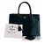 Prada Galleria Tote Negro Cuero  ref.81155