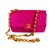 Chanel Silk Classic Flap Fuschia Seta  ref.81157