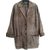 Autre Marque Coats, Outerwear Brown Leather  ref.15411