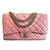 Timeless Chanel Coleção de cruzeiros Limited Edition Classic Pink Flap bag Rosa Couro  ref.81144