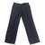 Hermès Pantaloni Nero Blu navy Lana  ref.81228