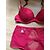 Conjunto de lencería rojo de poliamida Andres Sarda Roja - vista 3