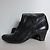 Autre Marque Botas cuissardes de cuero negro - vista 5