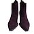 Botines Just Cavalli Morado de Gamuza Tacón de Cebra Púrpura - vista 2