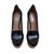 Yves Saint Laurent Heels Black Beige Patent leather  ref.81699
