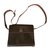 Céline Handbags Brown Leather Cloth  ref.81720