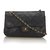 Timeless Chanel Classic Medium Leather Double Flap Bag Black  ref.82450