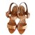 Sergio Rossi sandals Caramel Leather  ref.82483