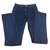 Chanel Jeans Azul Algodão  ref.82485