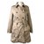 Burberry trench coat Beige Cotton  ref.82645