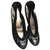 Chanel Sapatilhas de ballet Bronze Couro Couro envernizado  ref.82721