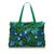 Hermès Tote bag in cotone stampato Multicolore Verde Panno  ref.82798