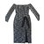 Rebecca Vallance Tweed  midi dress Grey Polyester  ref.83142