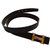 Hermès Cinturones Negro Cuero  ref.83194