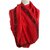 Balenciaga Lenços de seda Vermelho Algodão  ref.83215