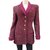Chanel Coats, Outerwear Prune Wool  ref.83228