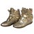 Isabel Marant scarpe da ginnastica D'oro Pelle  ref.83276