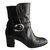 Gucci Ankle boots Black Leather  ref.83282