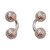 Hermès Cufflinks Silvery Silver  ref.83337