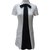 Valentino Dresses Black Cream Silk Wool  ref.83387