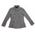 Chanel Chaqueta de tweed clásica en blanco y negro  ref.83498