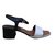 Marni sandali Nero Bianco Pelle  ref.83601